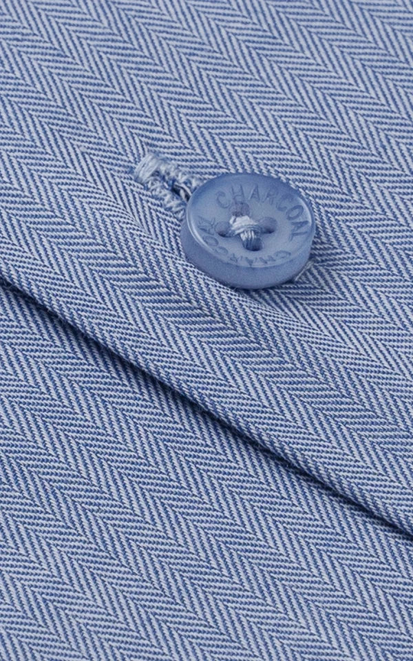 Men’s Blue Dress Shirt – Classic Formal Button-Down Shirt | MWD Online